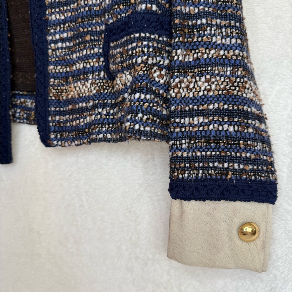 Vintage Tweed Open Blazer - Picture 7 of 11
